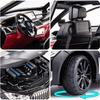 Модель автомобиля BMW 760 в масштабе 1/24, игрушечный автомобиль из цинкового сплава со звуком и светом для детей, подарок для мальчиков и девочек
