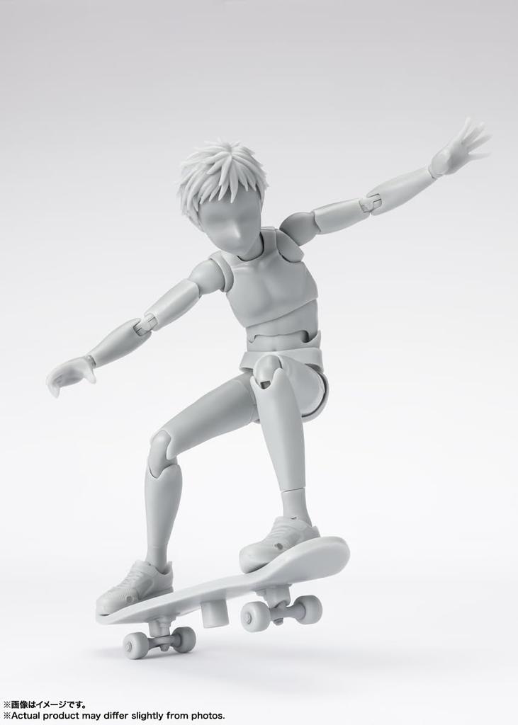 TAMASHII NATIONS Edition DX SET цветная подвижная фигурка 135 мм SHFiguarts Body-kun -School Life- (Серая версия.) приблизительно. ПВХ и АБС