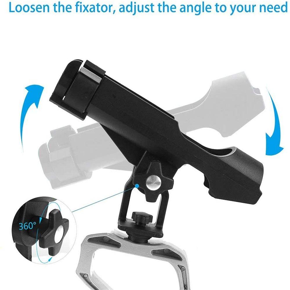 Регулируемая подставка для удочки с зажимом для лодки, яхты, кронштейн для удочки, подставка для удочки, кронштейн для шеста