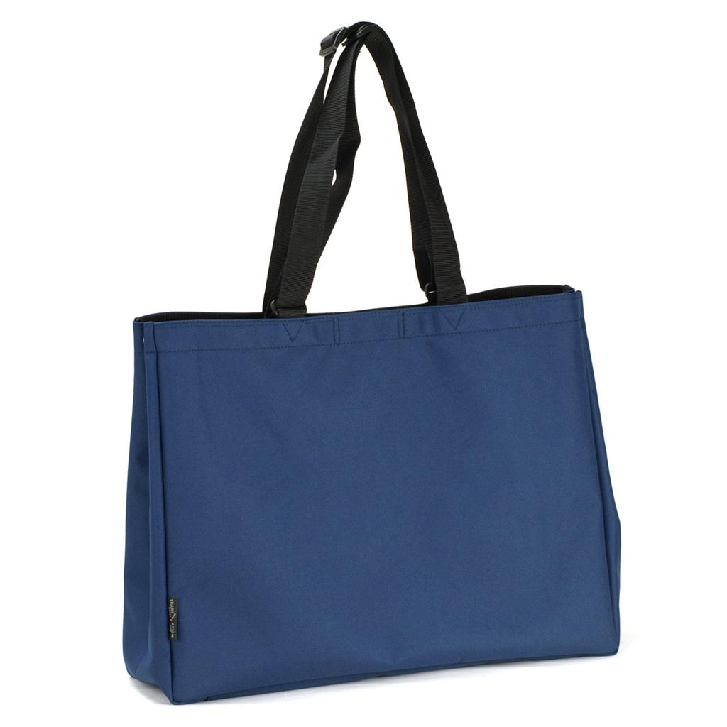 Сумка-тоут горизонтальная совместима с файлом А3, производитель: темно-синяя сумка, размер 47 см, Toyooka, 53385-03