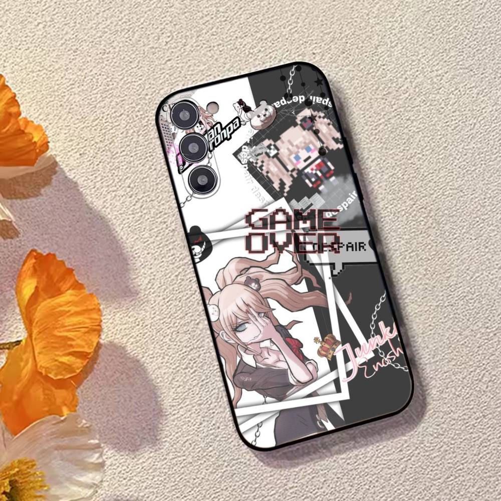 Чехол для телефона D-Danganronpa Game Junko Enoshima для Samsung Galaxy A73, A72, A71, A70, A53, A52, A51, Другие Мягкий Черный Чехол