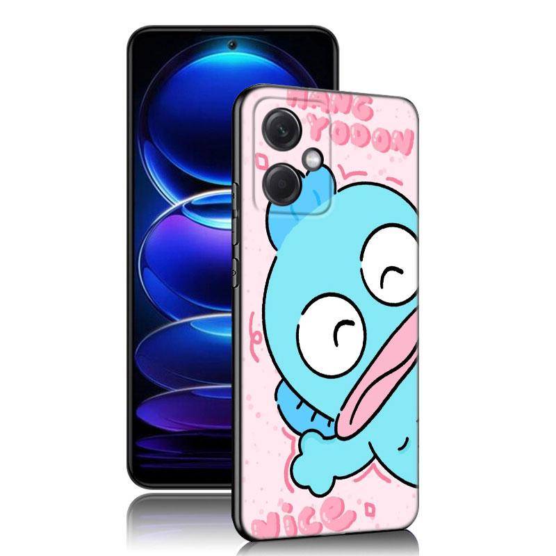 Cartoon Hangyodon Black Silicone Phone Case For Xiaomi Redmi Note 10 11 11S 12 13 4G 8 9 11T Pro 5G Plus 8T 9S 10S 12S