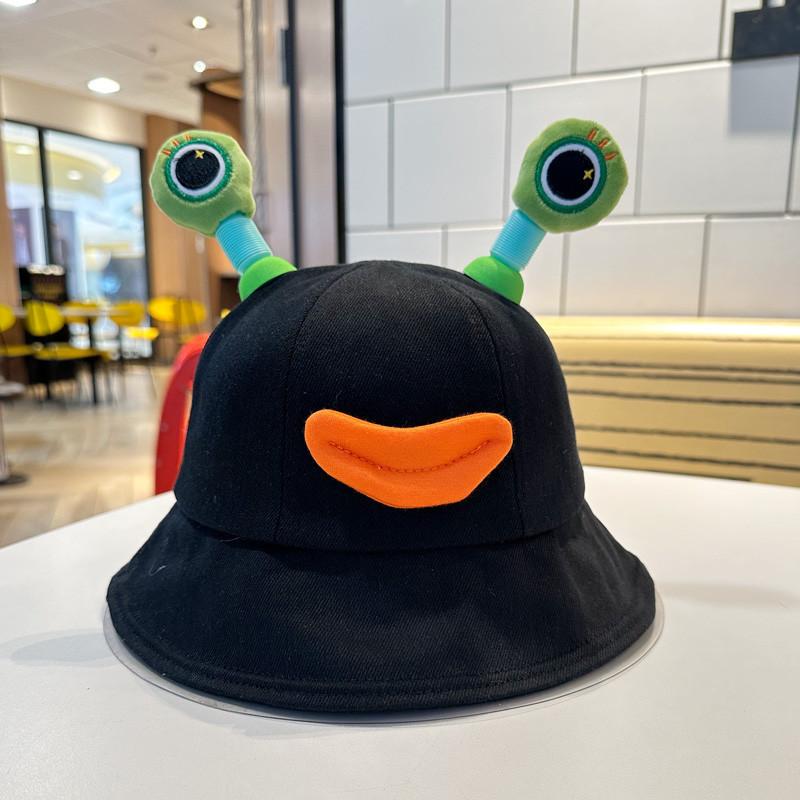 Милые светящиеся глаза лягушки Панама для рыбалки Девочки Весна Лето Солнцезащитная шляпа от солнца Шляпа-ведро Прелестная