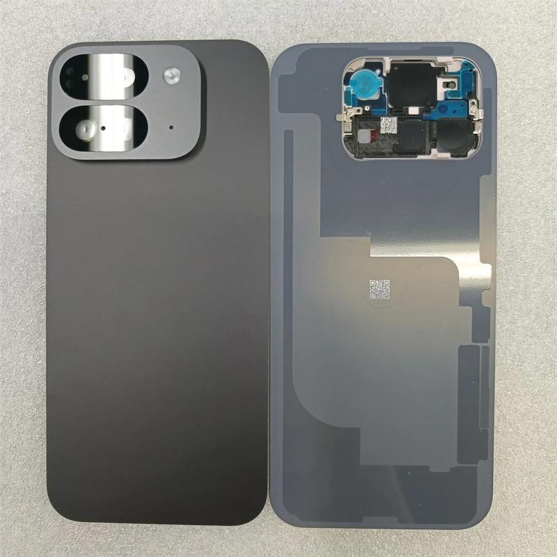 For Google Pixel 9 Pro Fold Battery Back Cover Rear Glass Panel For GGH2X GC15S Housing Case Replace