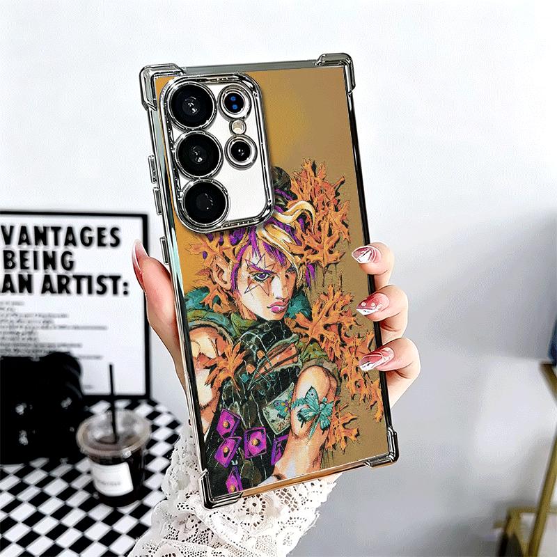 JoJo Adventure Джолин Куджо Мягкий чехол для телефона для Samsung Galaxy S26 Ultra S25 Edge S24 FE S23 Plus S22 S21 + S20 Покрытие Защита от падений