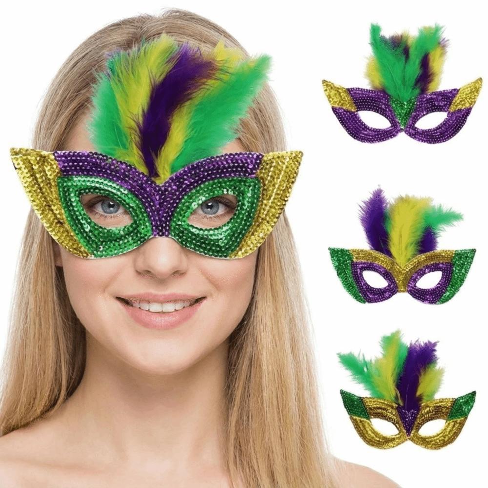 Angel Feather Feather Mask Black Feather Masquerade Mask Eye Mask  Party Decoration