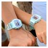 Casio watch series-square, 200 meters waterproof, quartz movement, resin strap, Japanese and Korean watch, same style for men and DW-5600SLV-21B-2PFC