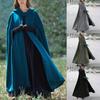 Women Trench Coat Open Front Cardigan Jacket Coat Cape Cloak Plus