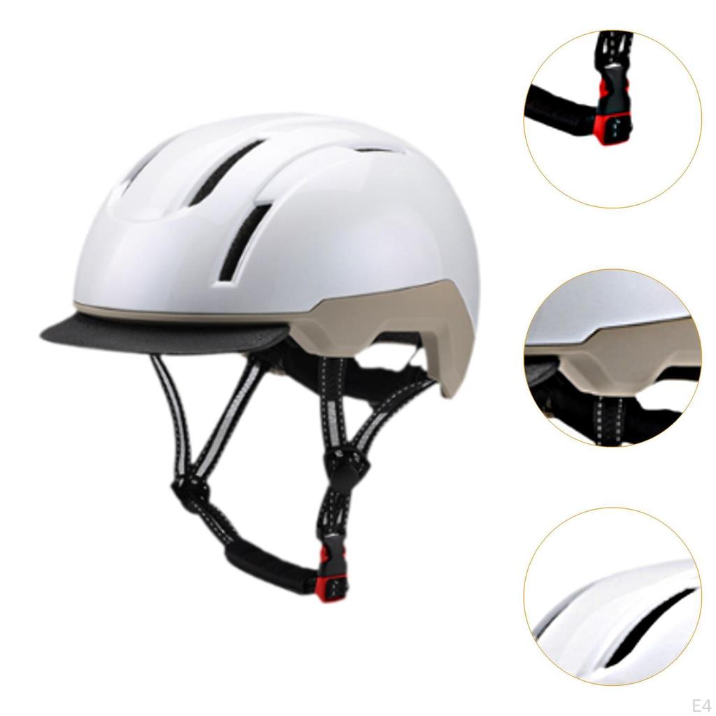 Bicycle Helmet Adjustable Head Circumference Cycling Breathable Road Bike Portable for