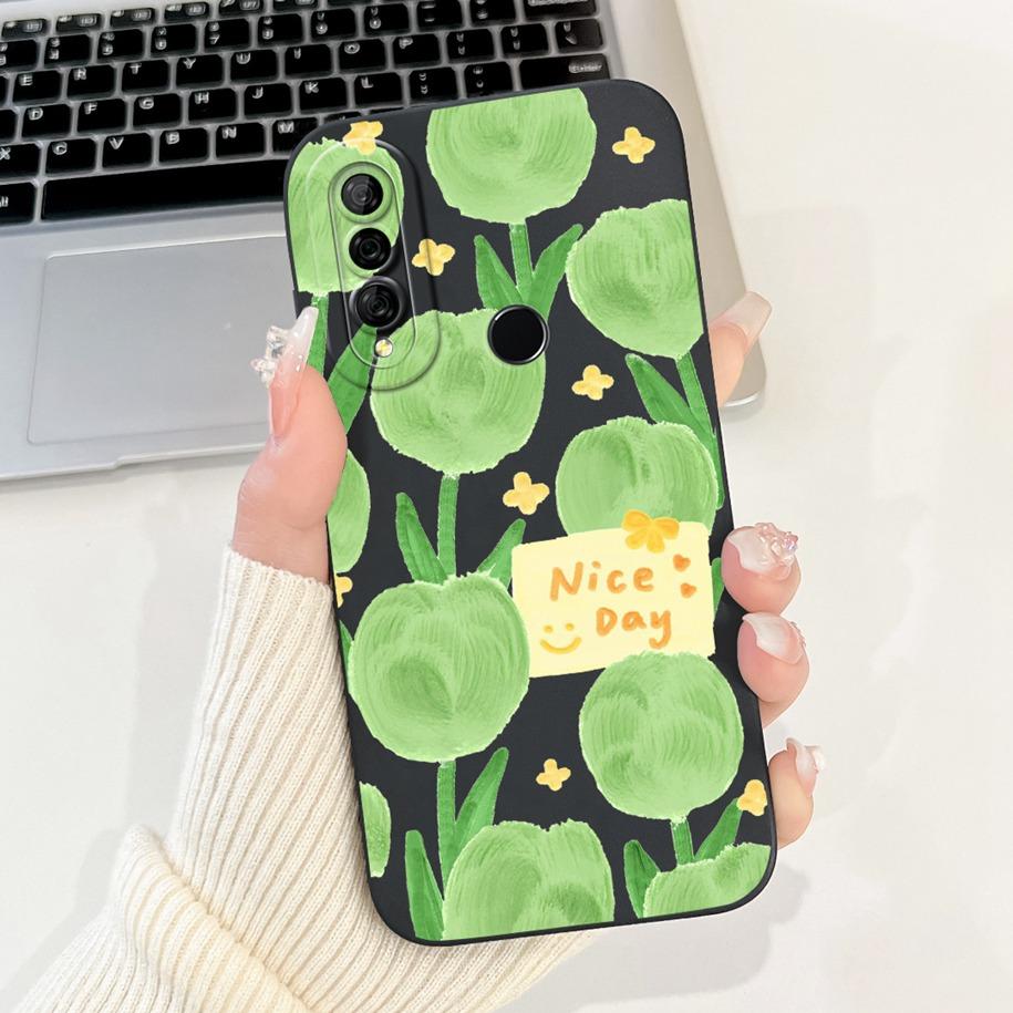 Чехол для Huawei P30 Lite MAR-LX1A Чехол Милый Мультяшный Защита Камеры Мягкий Чехол для Телефона Для Huawei P30Lite Nova 4e Honor 20S Capa