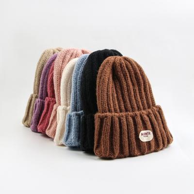 Вязаная шапка с косами, модная универсальная шапка, осенне-зимняя, милая, мужская и женская, вязаная теплая шерстяная шапка