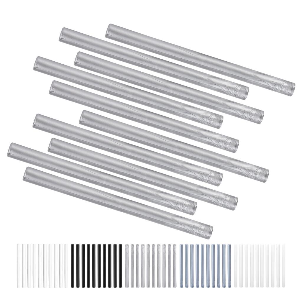 10Pcs Sealing Wax Sticks MultiColor Small Round Stamp Tools for DIY Invitations Cards Envelopes