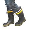 Men's Steel Toe High-Top Anti-Smash Rubber Mining Boots: Water and Puncture Resistant Work Shoes