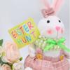 Creative Easter Plush Bunny Ornament Cartoon Easter Rabbit Doll  Party Scene Prop