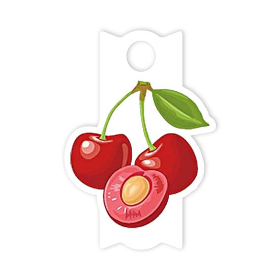 Акриловые этикетки на крышке чашки, дизайн с фруктовым узором, стильная идентификационная бирка для напитков, табличка на крышке кружки на 40 унций