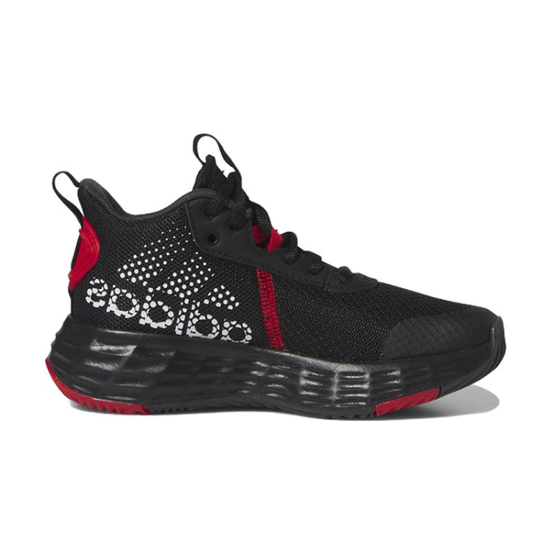 adidas Ownthegame 2.0 Основные черно-белые ярко-красные кроссовки GS IF2693