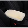 1 шт. плюшевый автомобильный подлокотник коробка подушка теплая центральная консоль подлокотник чехол накладки укладка уборка универсальный автомобильный интерьер украшения