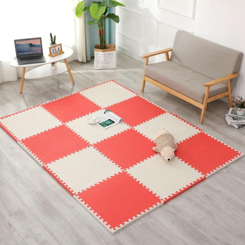 Детские игровые коврики-пазлы из пены EVA, утолщающие коврики для ковров, детский пенный пол