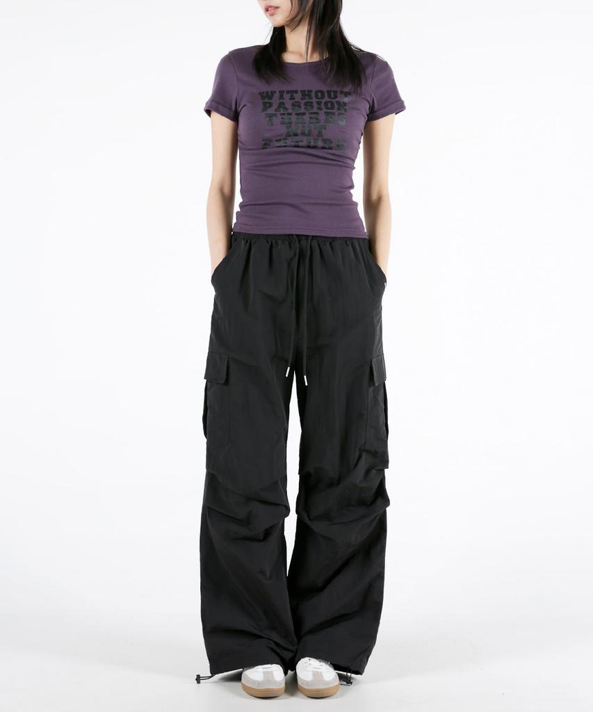 UMM Women'S Clean Key Long Short Cargo Wide Pants 3 Colors