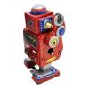 Windup Robot Toy Mechanical Retro Tinplate Clockworks Walking Robot Toy Table Decoration Kids Adult Collector Favor Gift