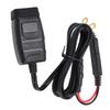 Motorcycle Phone Charger USB Type C Rain Proof Fast Charging Motorcycle Handlebar Charger with Voltmeter and Switch for
