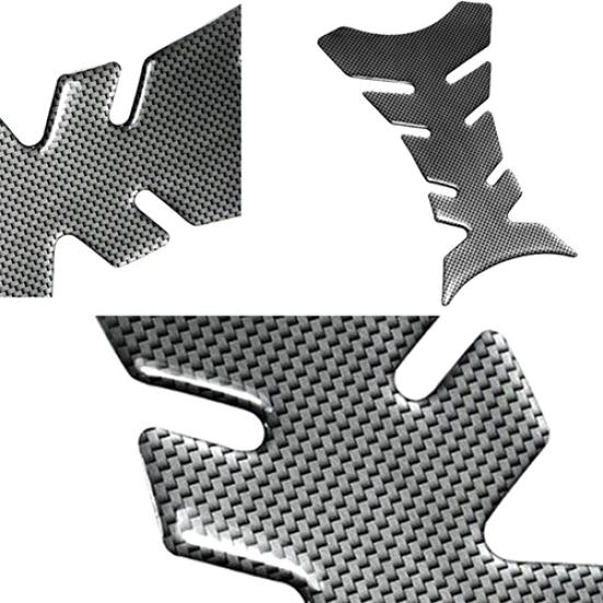 Прохладный углерод в форме рыбьей кости, волокно, мотоциклетный бак, накладка, наклейка, украшение автомобиля