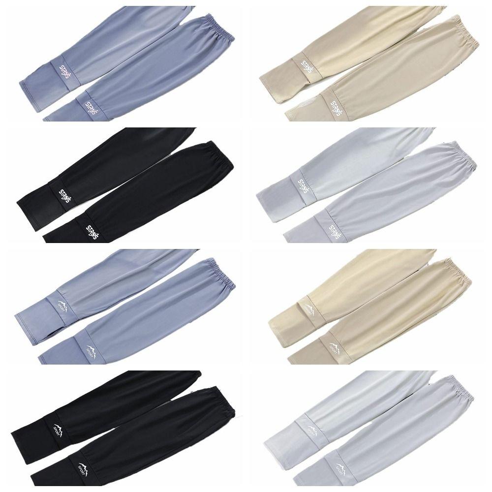UV Insulation Ice Silk Sleeves Anti-UV Cycling Gloves Breathable Sunscreen Arm Sleeve  Summer