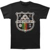 Men's Bob Marley Rasta Soccer Crest T-Shirt Mens Womens Tees Top Black