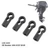 4Pcs Set Marine Grade 6H4 41237 00 00 Link Joint Black Nylon Motor Link Joint High Strength Outboard Link Joint Outboard Motor