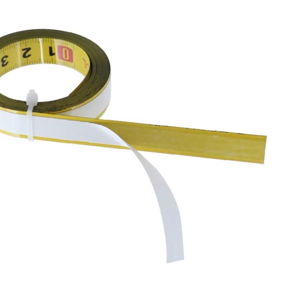 Self-Adhesive Metal Tape Measure Steel Material Workbench Ruler Adhesive Backed Tape Ruler