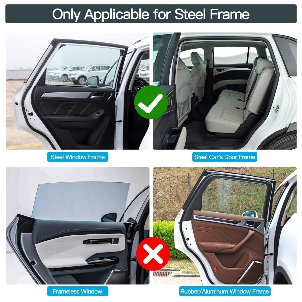 Heat Reduction Magnetic Sunshade Curtain Privacy Protection Auto Sunshade For Taking a Nap