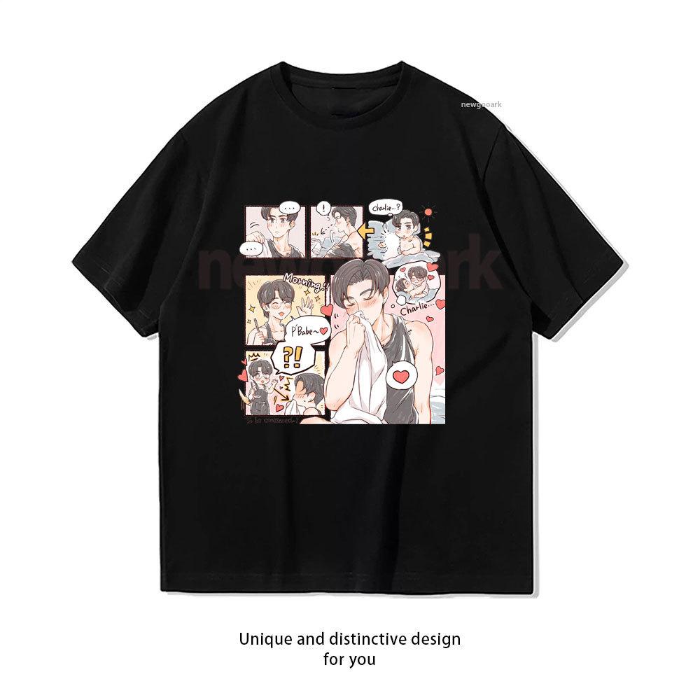 Pit Babe Woman Tshirt Thailands Gay Love Drama Shirt Racing Competition Drama Graphic T Shirts Casual Cotton Shortsleev Couple
