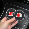 1/2pcs Car Styling Diamond Car Coaster Water Cup Anti-slip Pad Mat for tt S A4 A5 S3 S5 A3 8p 8v b6 b8 S8 S4 B9 C7 Accessories