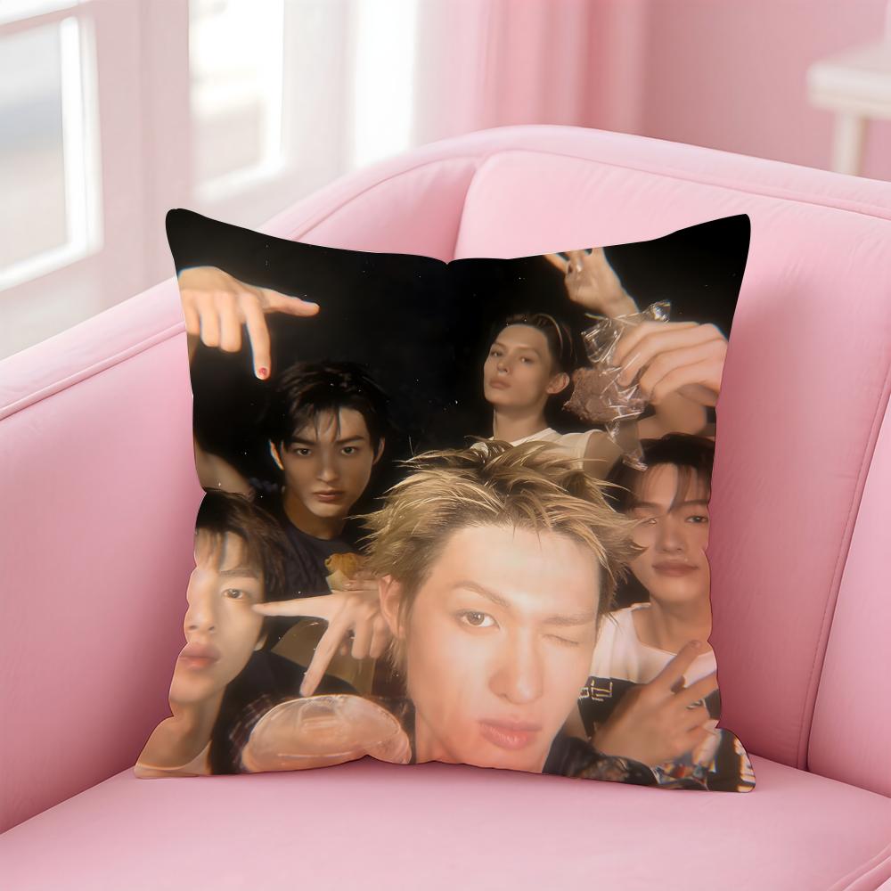 Korean Handsome Boy Group CCortis Cushion Cover Pillow Case Soft Skin Friendly Fabric Concealed Zipper
