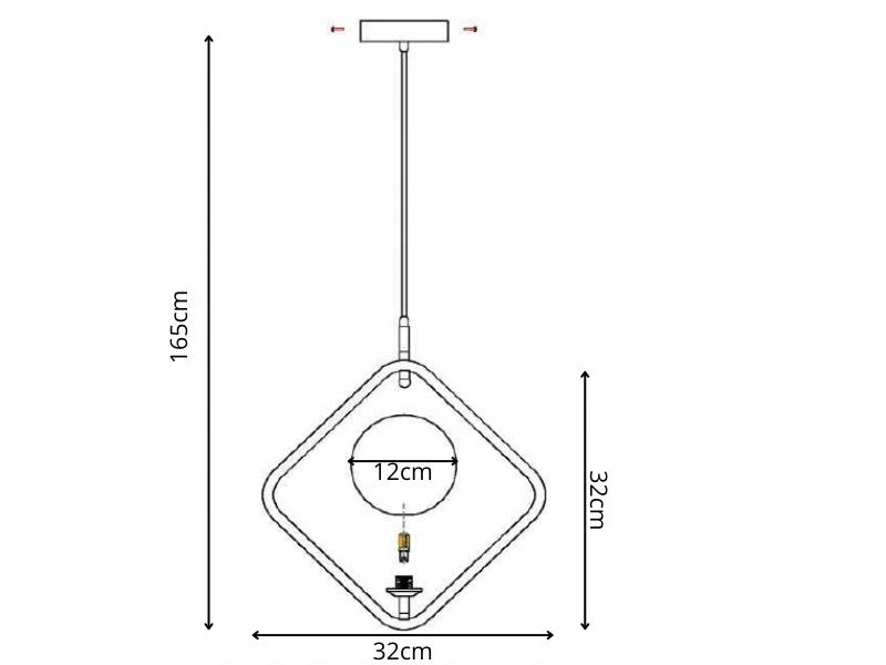 Modern Ball Chandelier Ceiling Hanging Lamp