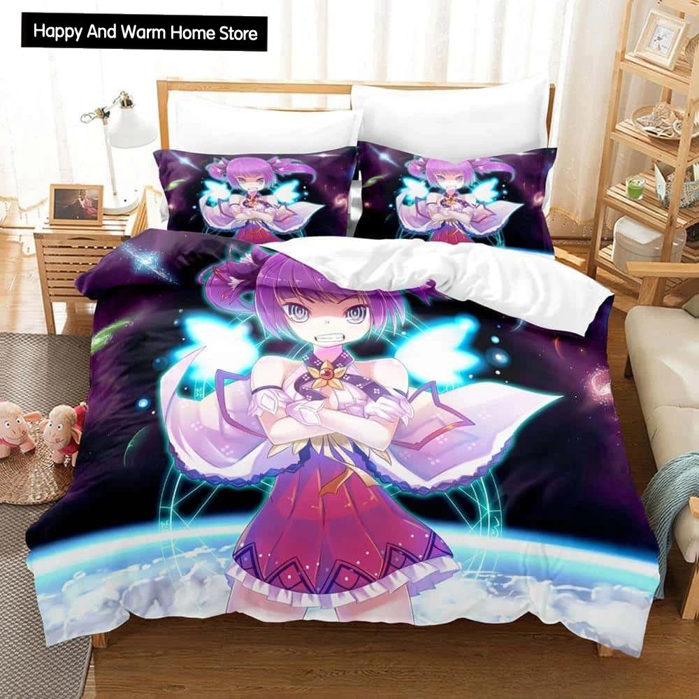 3D Печать Аниме Elsword Комплект Постельного Белья Односпальный Двуспальный Полный Queen King Размер Комплект Постельного Белья Для Взрослых Мальчиков Спальни Пододеяльник Комплекты Для Домашнего Текстиля