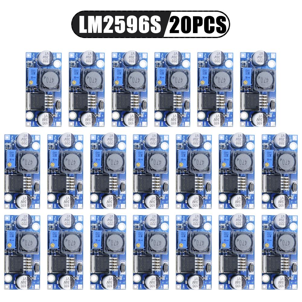 LM2596 LM2596S DC-DC Регулируемый Понижающий Преобразователь Модуль 1-20 шт. 3,2-35 В в 1,25-35 В Стабилизатор Напряжения Блок Питания