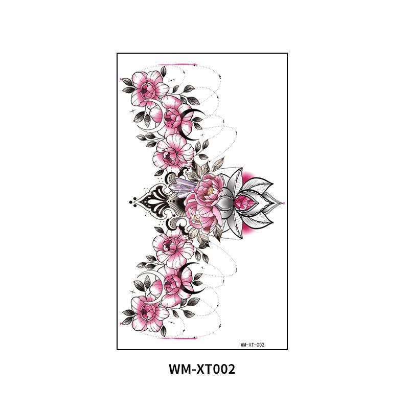 Временные татуировки-наклейки Underboob на груди, талии, водонепроницаемом теле