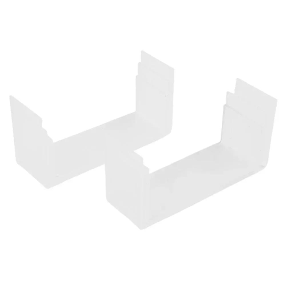 Shelf Display Stand Crafts Display Transparent Trophies 3 Tier 6pcs Awards Collectibles Rectangle Risers Stands