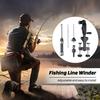 Fishing Line Winder with Ergonomic Handle Adjustable Design Easy To Use Lightweight Portable Fishing Reel Spooler