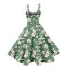 Women's Casual Fashion Print Sexy Off Shoulder Punk Retro Dress Retro Dress Dress