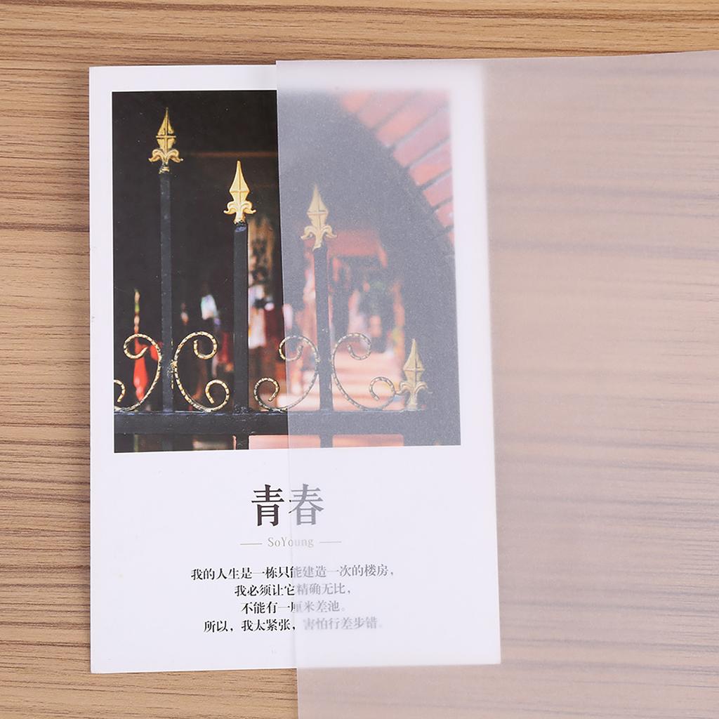 100Pcs A4 Translucent Tracing Transfer Sulfuric Acid Papers for Copying Drawing Calligraphy