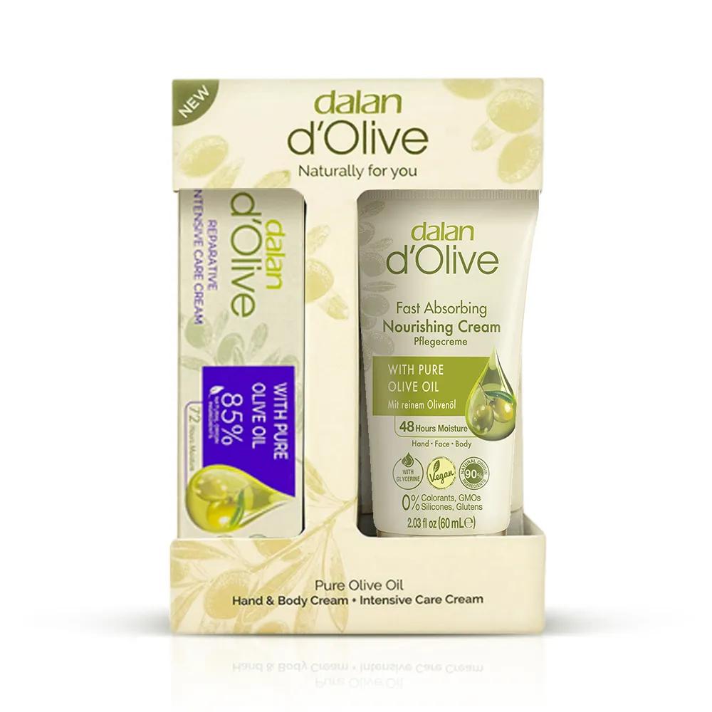 DALAN d'Olive Nourishing Hand Cream Duo Set (Intensive Cream 20ml+Nourishing Cream 60ml)