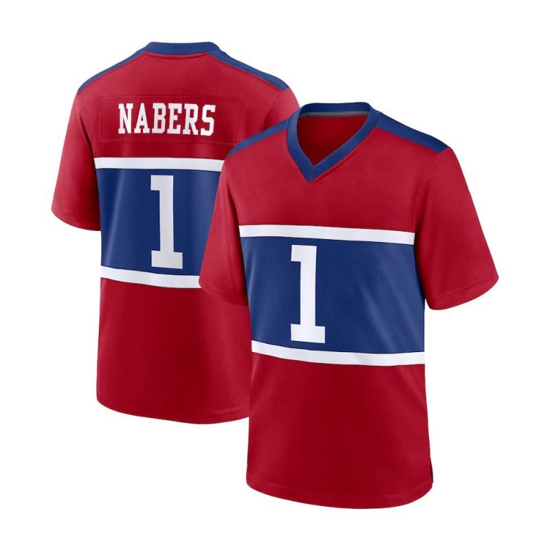 NFL Giants 1 Carter Retro Rugby Jersey Embroidered Football Men Women