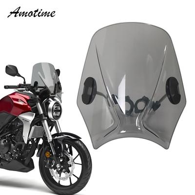 Для Honda CB125R CB250R CB300R NEO Sports Cafe 2018-2025 2024 Ветровое стекло Ветровой дефлектор с кронштейном Запчасти для мотоциклов