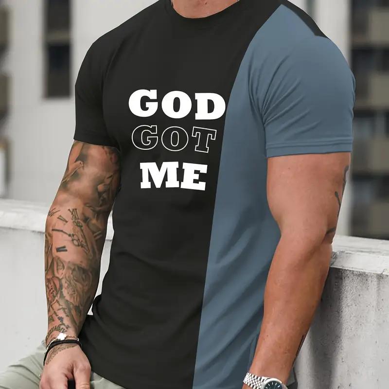 Мужская футболка с буквенным принтом и 3D-принтом Футболки повседневные с круглым вырезом и коротким рукавом Футболки свободного покроя Мужская одежда Топы Уличная одежда