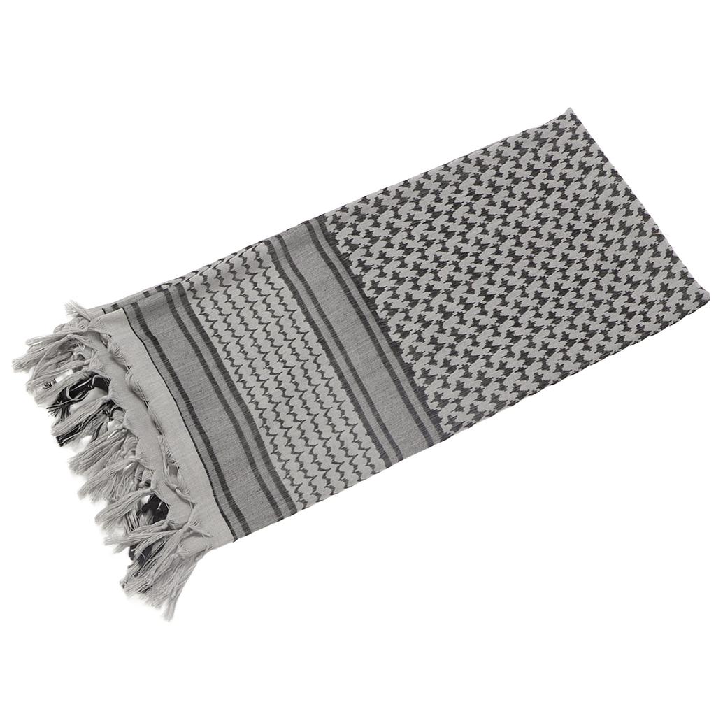 Desert Scarf Wrap Thickened Cotton Soft Comfortable Simple Versatile Warm Scarf for Cold Days Gray