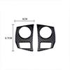 2Pcs Carbon Fiber Steering Wheel Button Frame Cover For Toyota Corolla 2014-2018
