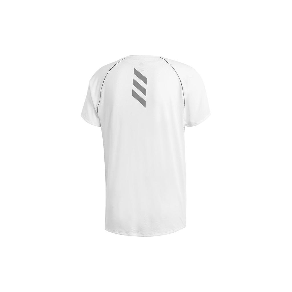 adidas Светоотражающая футболка для бега Adi Runner, мужские топы, белые GQ1346