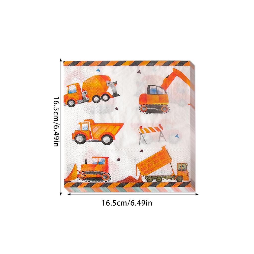 Строительная тематика Транспортная вечеринка Одноразовая посуда День рождения Украшения Дети Мальчики Инженерная машина Тарелка Чашка